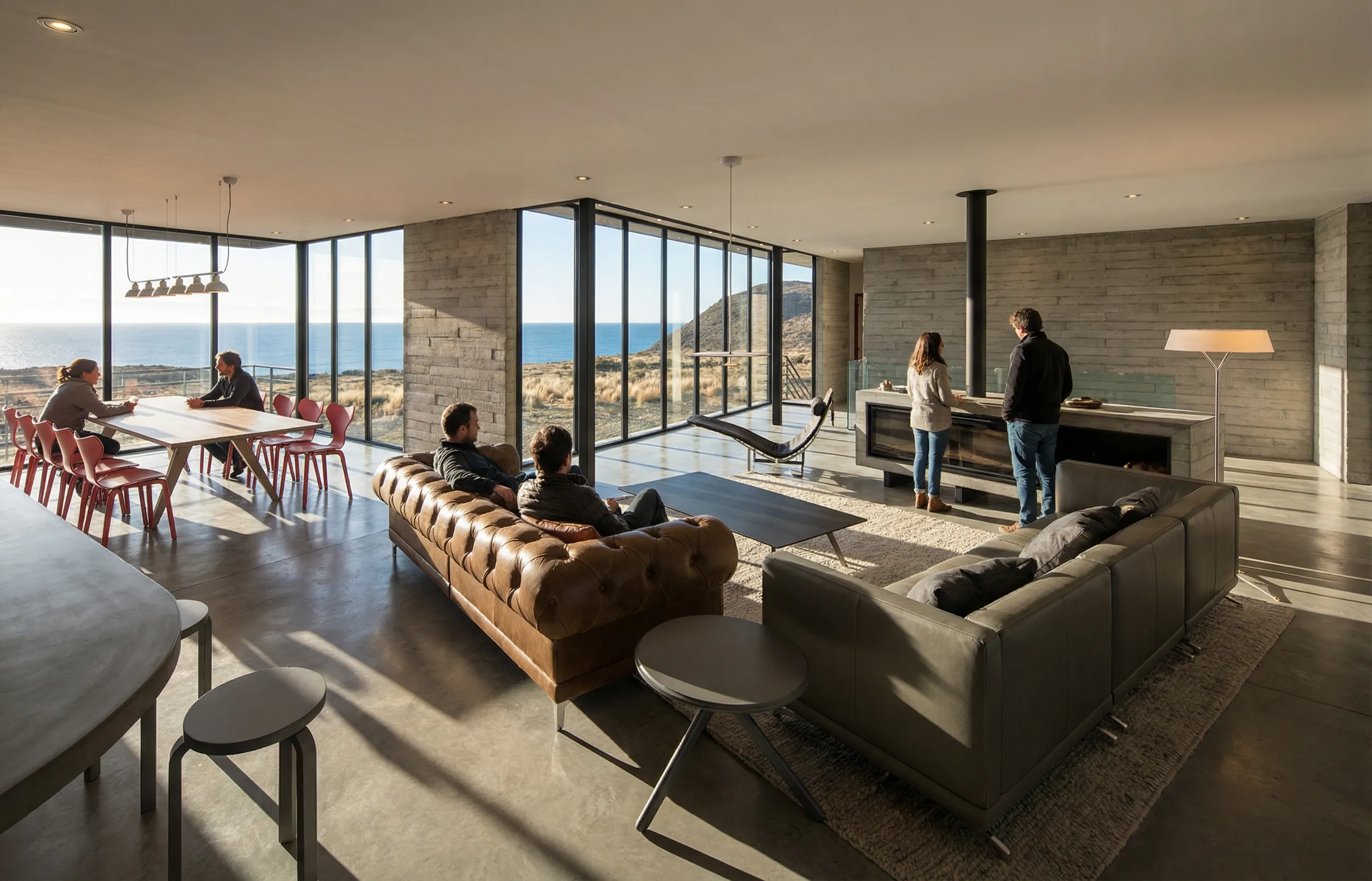 Render Estar-Acceso de Casa Rioseco — PatagoniaBIM